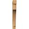 Ekena Millwork Westlake Block Rough Sawn Bracket, Western Red Cedar, 4"W x 26"D x 34"H BKT04X26X34WTL05RWR - alternate 2